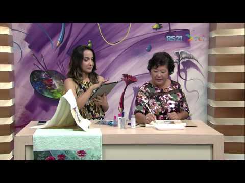 Mulher.com - 03/02/2017 - Pintura em toalha - Julia Passerani P2