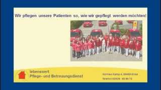 preview picture of video 'Pflegedienst und Betreuungsdienst lebenswert in Ense'