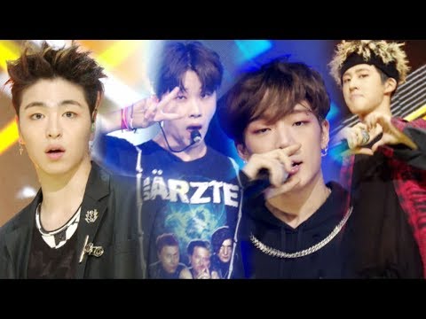 "EXCITING" iKON - B-DAY (bees) @ popular Inkigayo 20170702