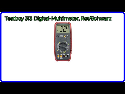 BEWERTUNG (2025): Testboy 313 Digital-Multimeter, Rot/Schwarz. WESENTLICHE Einzelheiten