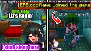 Liz Instantly Logs Back In When Nerissa Is Going to Sleep in Her Room【Hololive EN】
