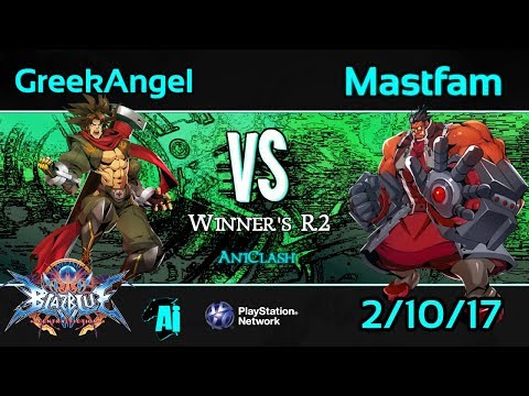 AniClash 59 - GreekAngel (Bang) vs. Mastfam (Tager) Winner's R2 - BBCF Blazblue CF