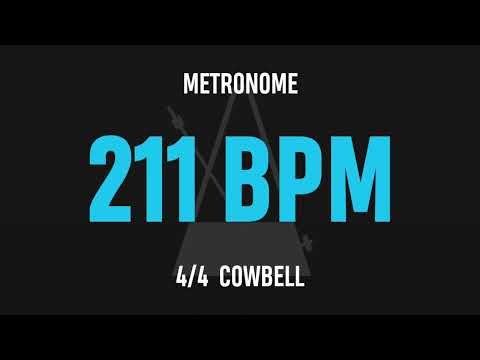 211 BPM 4/4 - Best Metronome (Cowbell)