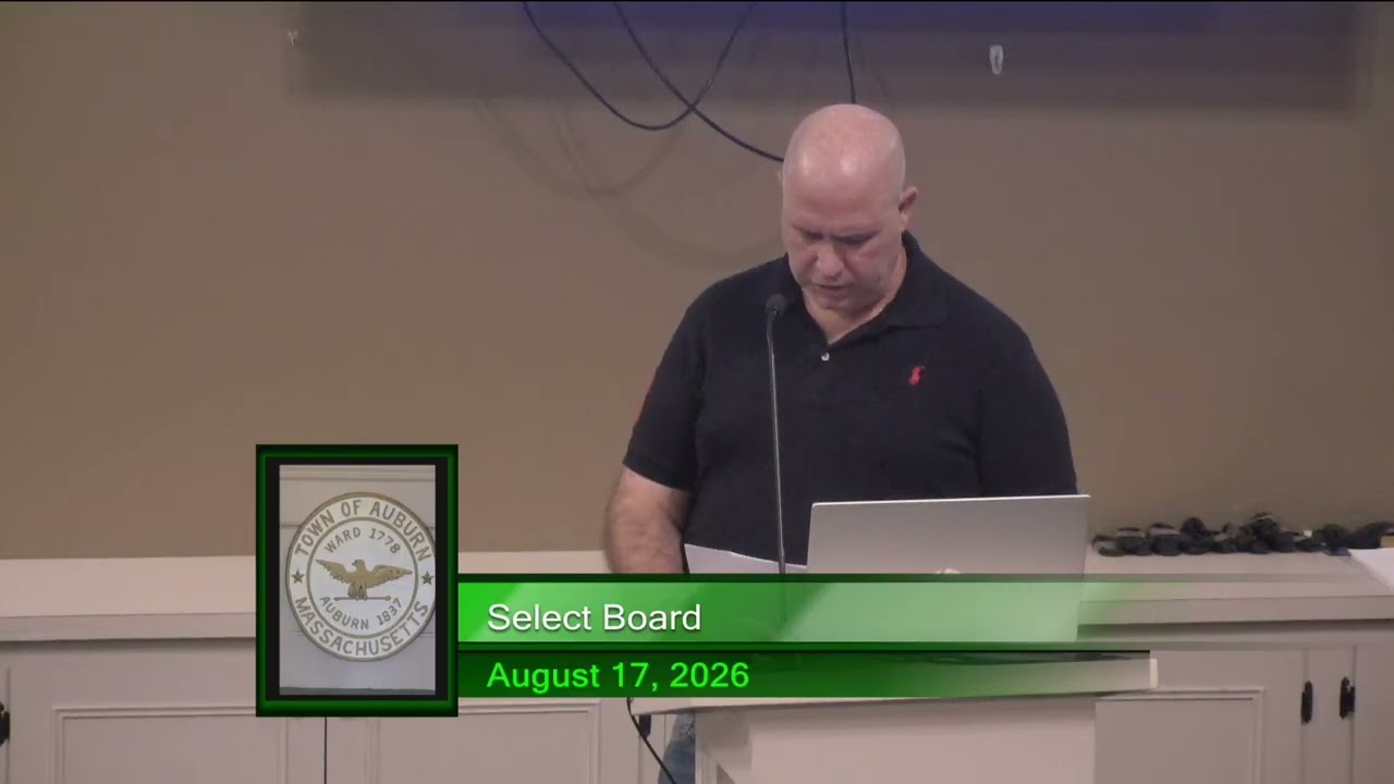 From the Select Board