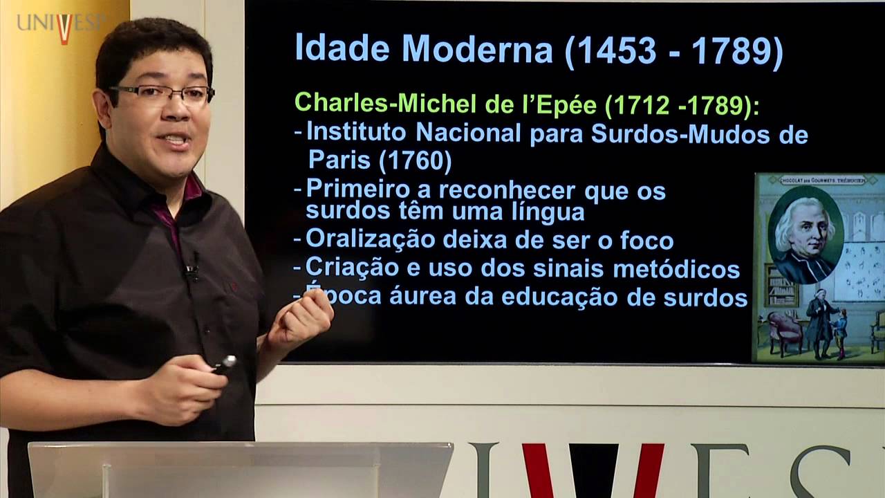 LIBRAS - Aula 01 - História da educação de surdos: na Europa e nos EUA