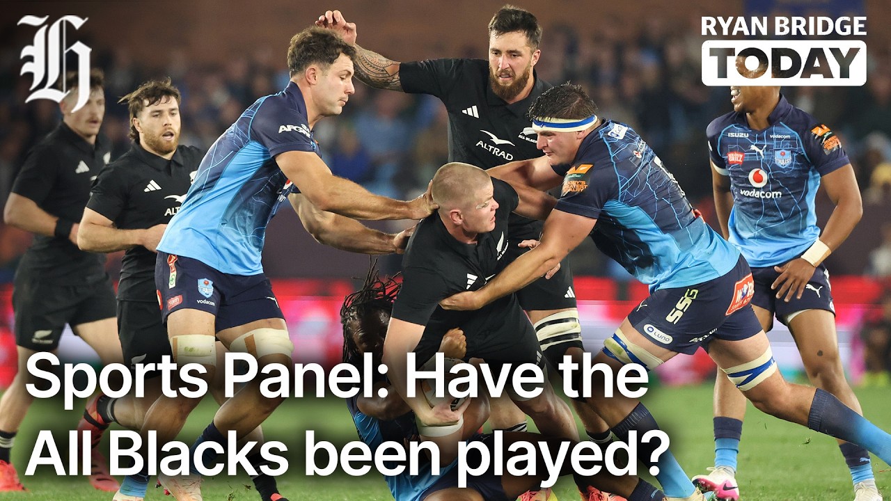 Sports Panel: Have the All Blacks been played by Rassie Erasmus? | Ryan Bridge TODAY