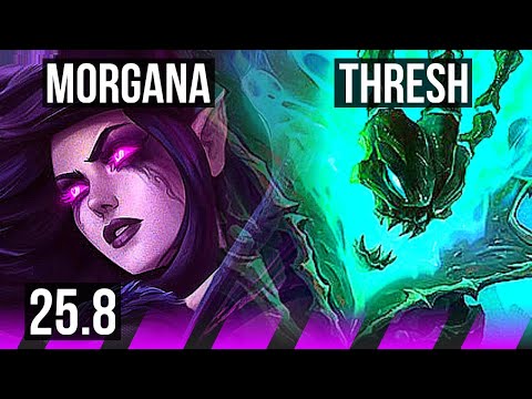 MORGANA & Lucian vs THRESH & Jinx (SUP) | KR Diamond | 25.8