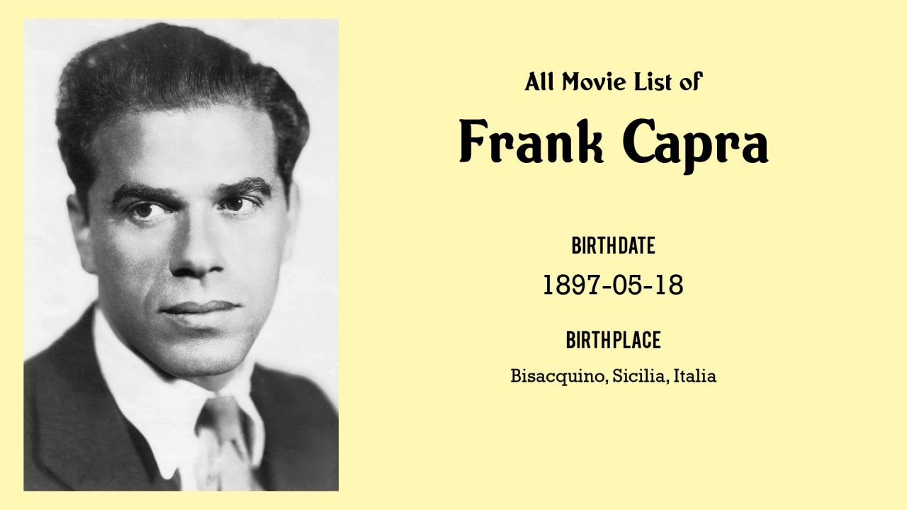 Frank Capra Movies list Frank Capra| Filmography of Frank Capra