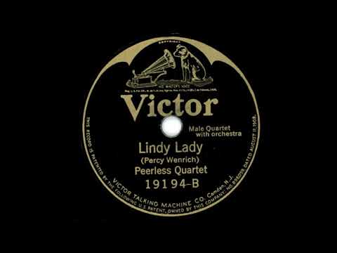 Peerless Quartet - Lindy Lady (1923)