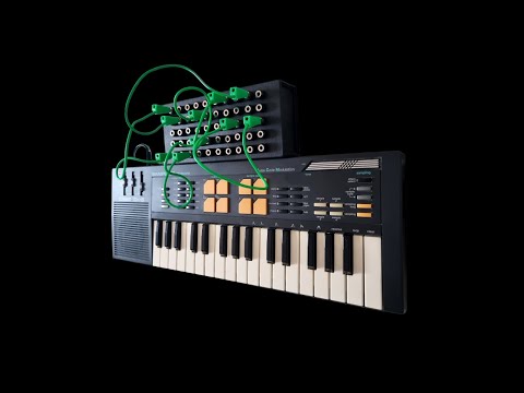 Casio SK-8 Sampling Keyboard + Patch Bay + Pitch Mod image 6