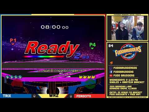 FuddBrudders 84 Trix vs  Ferocitii SSBM Melee Singles