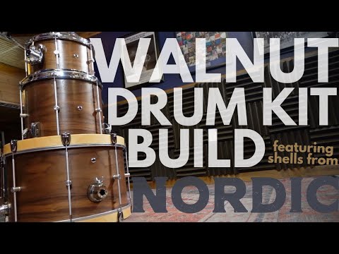 Walnut Drum Kit Build | Ft. Nordic Shells