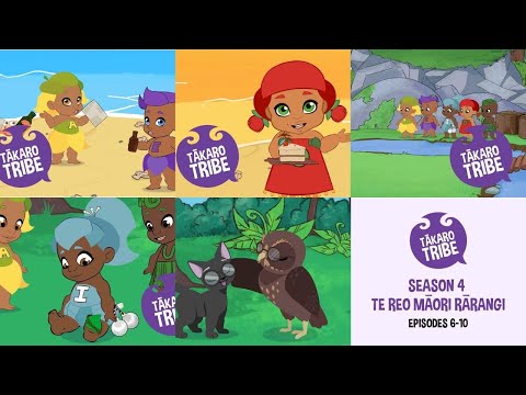6-10 Rārangi | Tākaro Tribe Season 4 | Te Reo Māori | Learn Te Reo Māori | Kids Cartoon
