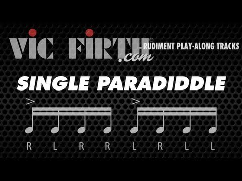 Single Paradiddle: Vic Firth Rudiment Playalong