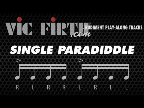 Single Paradiddle: Vic Firth Rudiment Playalong
