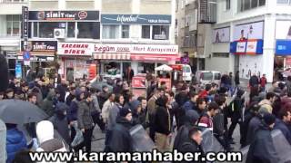 preview picture of video 'KARAMAN'DA ÜLKÜCÜ GENÇLİK AYAKLANDI'