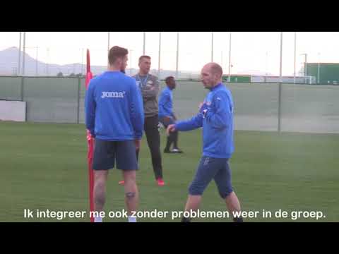 Franck Berrier op stage in Murcia