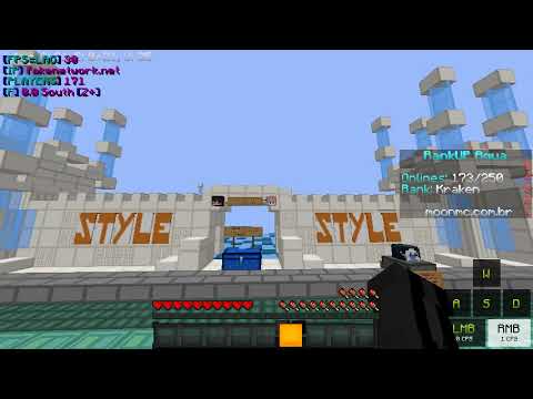 SOU O PLAYER MAIS RICO DO SERVIDOR!!! Rankup Aqua #01