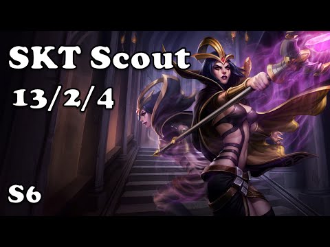 33: SKT T1 Scout Leblanc Mid VS Fizz S6 Challenger Ranked League of legends