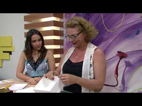 Forração em caixa com recorte por Cláudia Niero - 14/09/2017 - Mulher.com - P1/3