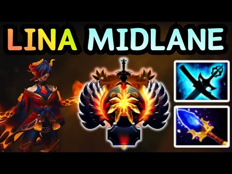 🔥 NEW PATCH 7.40b LINA MID CAST FAST, KILL FASTER | DOTA 2 GAMEPLAY 🔥
