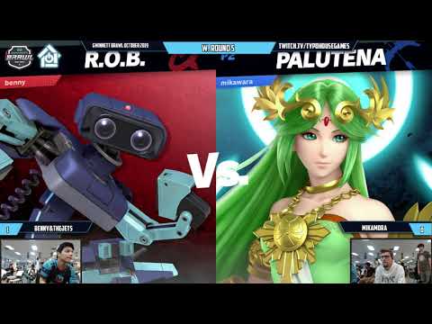 Gwinnett Brawl October 2019 - Benny&theJets(R.O.B.) VS Mikamora(Palutena) - W. Round 5