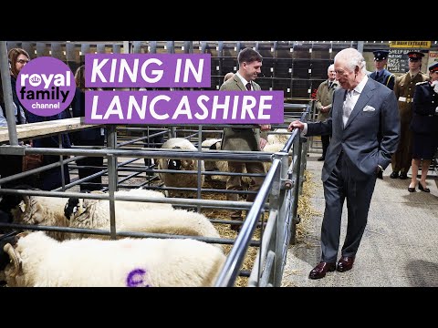 All Aboard! King Charles arrives in Lancashire for Rural Visit