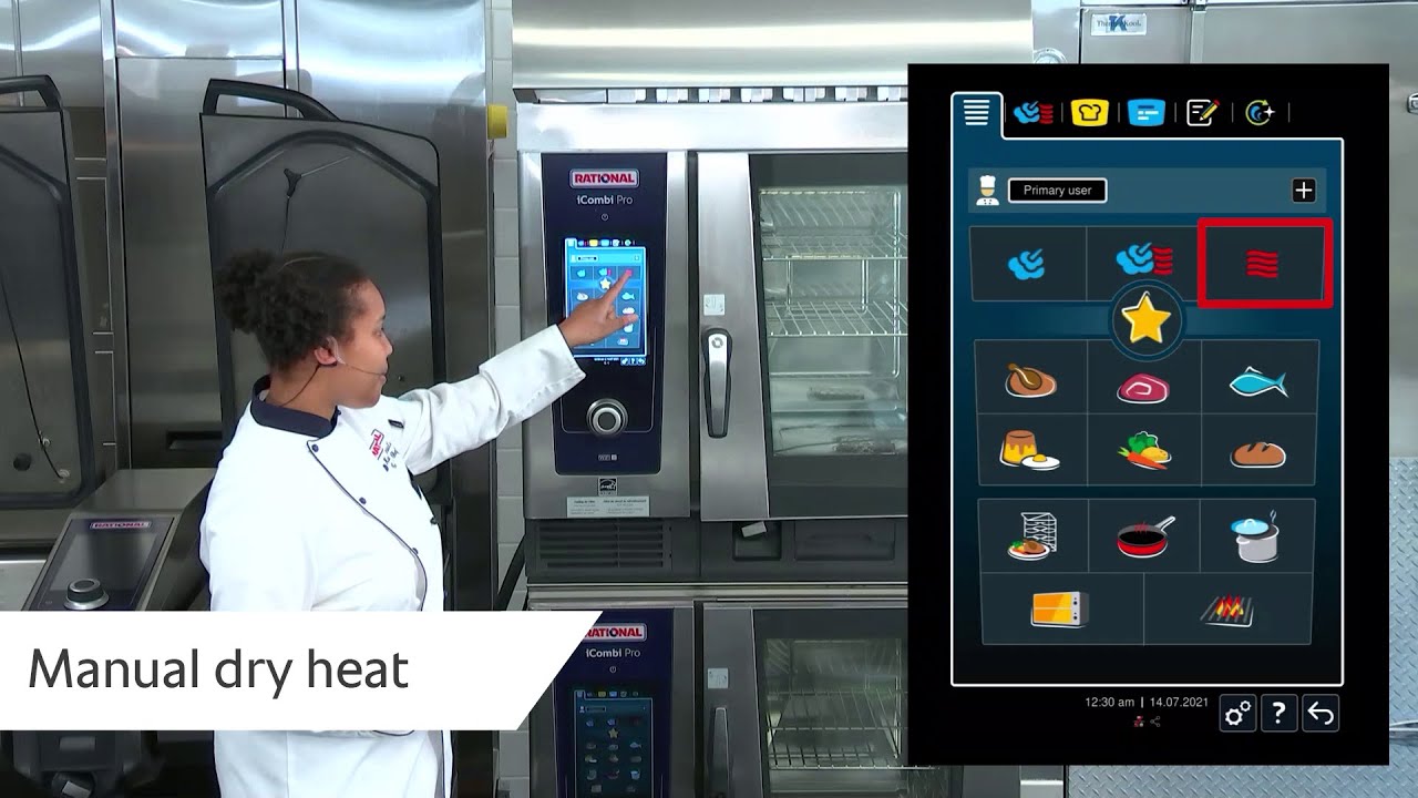 Demo: Manual Dry Heat (convection) cooking in the iCombi Pro | RATIONAL