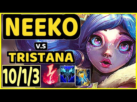 NEEKO vs TRISTANA - 10/1/3 KDA MID GAMEPLAY - BR Ranked GRANDMASTER