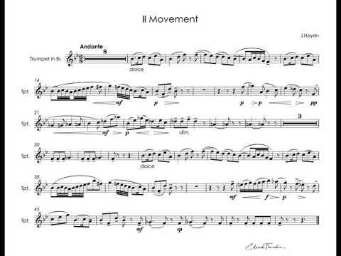 Haydn - Trumpet Concerto - T.Dokshizer trumpet Bb