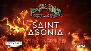 Saint Asonia Rock on the Range interview with 100.3 The X Rocks 2015