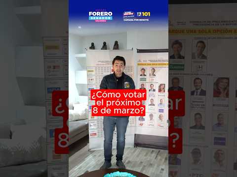 Aprenda como votar este próximo 8 de marzo