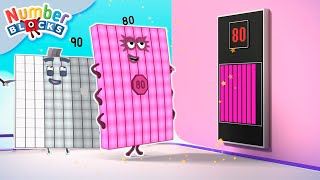 Aprenda Números Grandes | Desenhos de matemática para crianças | Numberblocks