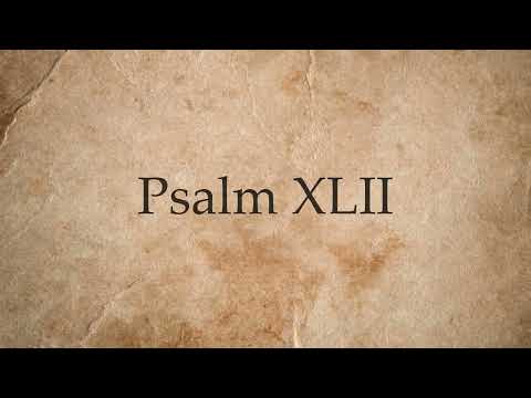 Psalm XLII from the Genevan Psalter