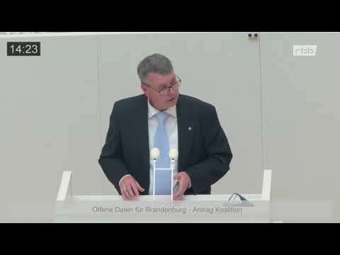 Matthias Stefke zu "Offene Daten in Brandenburg" von SPD, CDU, Grüne vom 19.05.2021