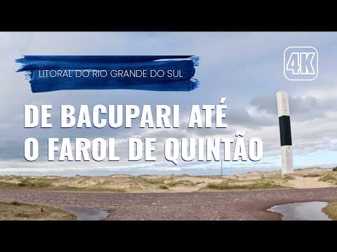 [ASMR] Rota Costeira Isolada 4K: Lagoa de Bacupari ao Farol de Quintão | Som Ambiente