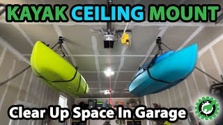 Ceiling Mount Kayaks!