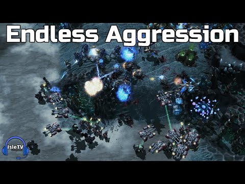 StarCraft 2: Push until the battle is won (HeroMarine vs Zoun)