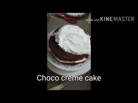 Fellah's Choco_cream cake, My first making video🥮🥮🥮🍰🍰😛😛😛