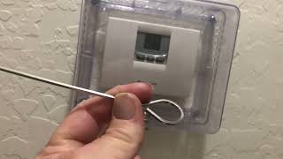 15-Second Hack: How To Access Thermostat Lock Box Without Key