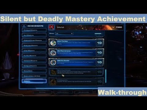 StarCraft 2: "Silent but Deadly" Mastery Achievement Walk-through (Templar's Return Mission)