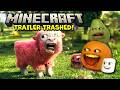 Annoying Orange The MINECRAFT Movie Trailer Trashed