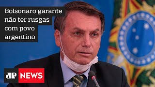Bolsonaro questiona sanidade de Alberto Fernández em conversa com apoiadores