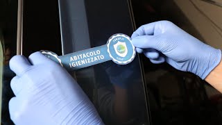Igienizzazione abitacolo con prodotti certificati anti Covid-19