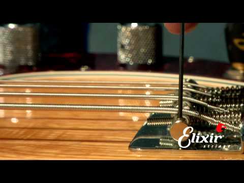 Setting Up Your Bass Guitar: Bridge Action Height Adjustment  (Step 2 of 4) | ELIXIR Strings