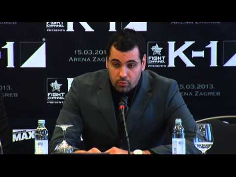 K1 FINAL 8 2013 Zagreb - Press Conference 2/6