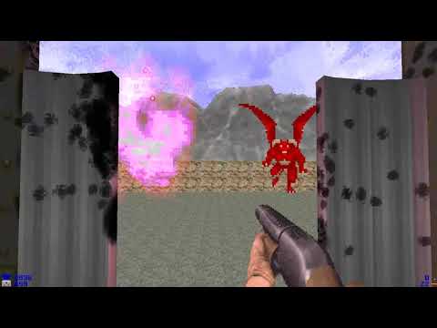 DOOM MOD lmtemple Temple of the Lizardmen LIZARD MEN LIZZARD HELICOPTER EXHUMED MAP 04