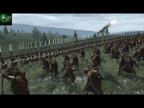 DWARVEN IRON VS ELVEN STEEL! Third Age Total War: Reforged 4v4 (Subscriber's Battle Replay)