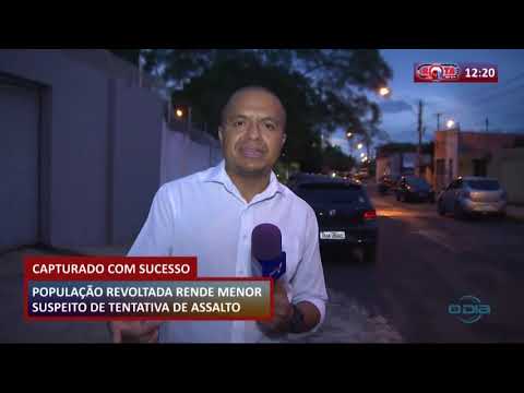 ROTA DO DIA 10 03 20  Populacão rende menor suspeito de tentativa de assalto