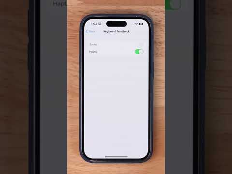 Keyboard Vibrations on iPhone with iOS 16